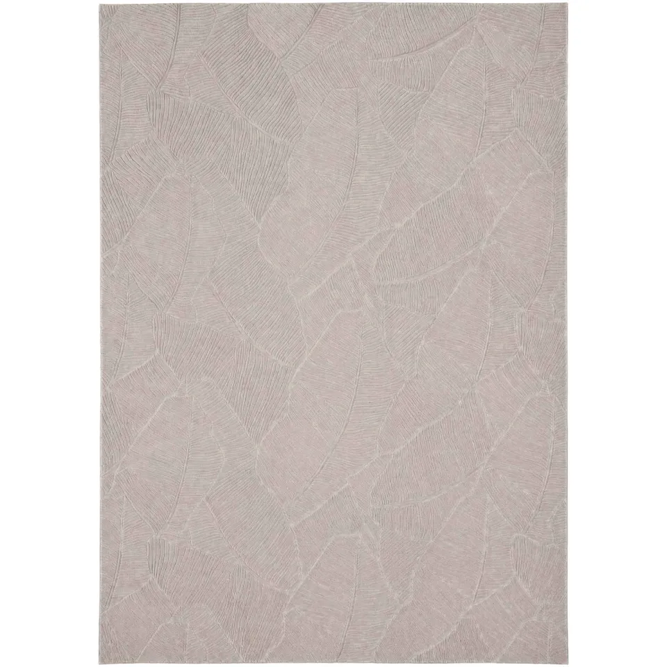 vidaXL Vloerkleed IZA Beige 120 x 170 cm 100% Polyester Laagpolig