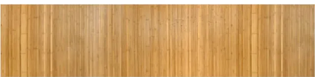vidaXL Vloerkleed - rechthoekig - cm - bamboe - naturel