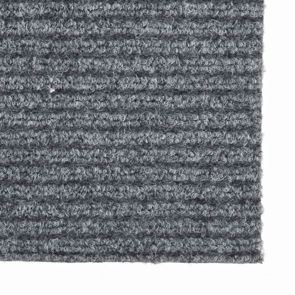vidaXL Droogloopmat 100x250 cm grijs, foto 4