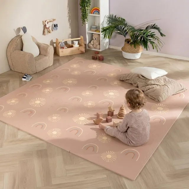 Little Olly Foam puzzelmat - Alfie XL Sun Roze - 180x180cm