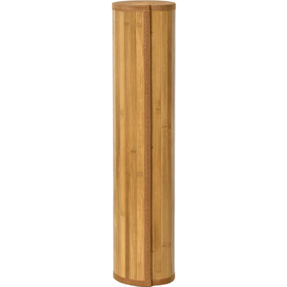 vidaXL Vloerkleed rechthoekig 80x400 cm bamboe naturel Bruin