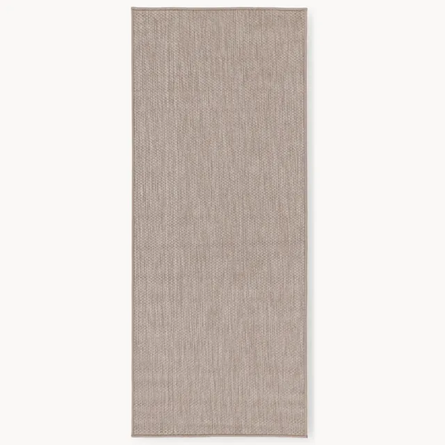 Westwing Collection Dubbelzijdige in- & outdoor loper Whitby Taupe