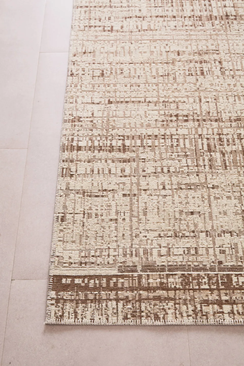 NOUS Living vloerkleed beige/terra (340x240 cm), foto 3