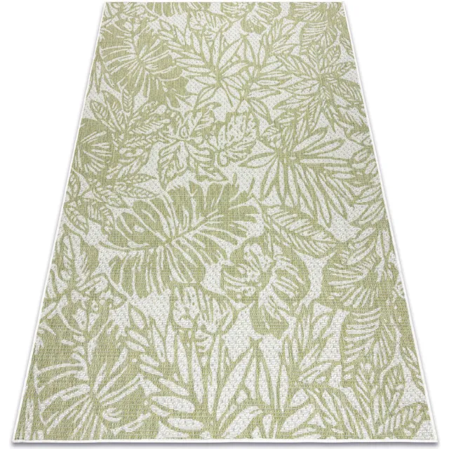 RUGSX Kleden Rugsx Tapijt SISAL SION Bladeren, tropisch 22128 Plat Beige