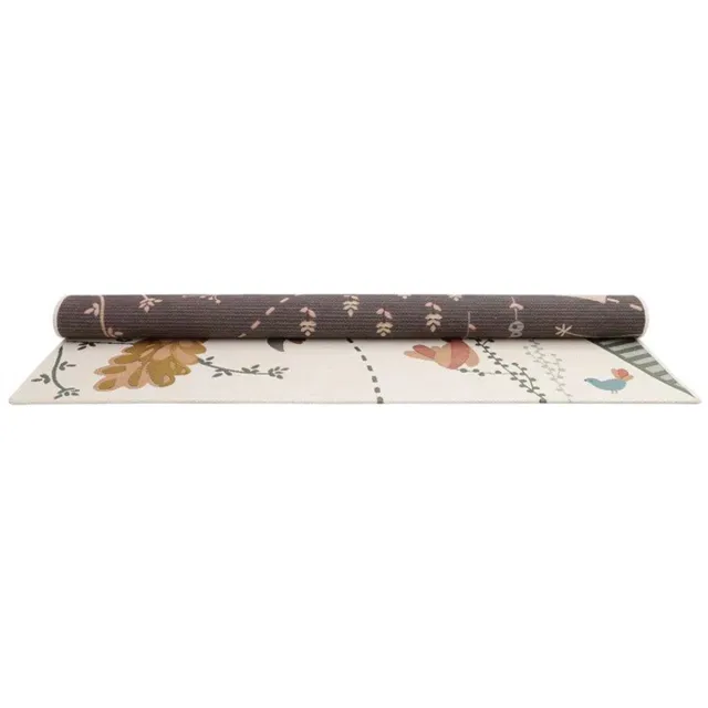 Nattiot Vloerkleed Kinderkamer & Babykamer Bird Paradise - Tapijt 123 x 180 cm Beige