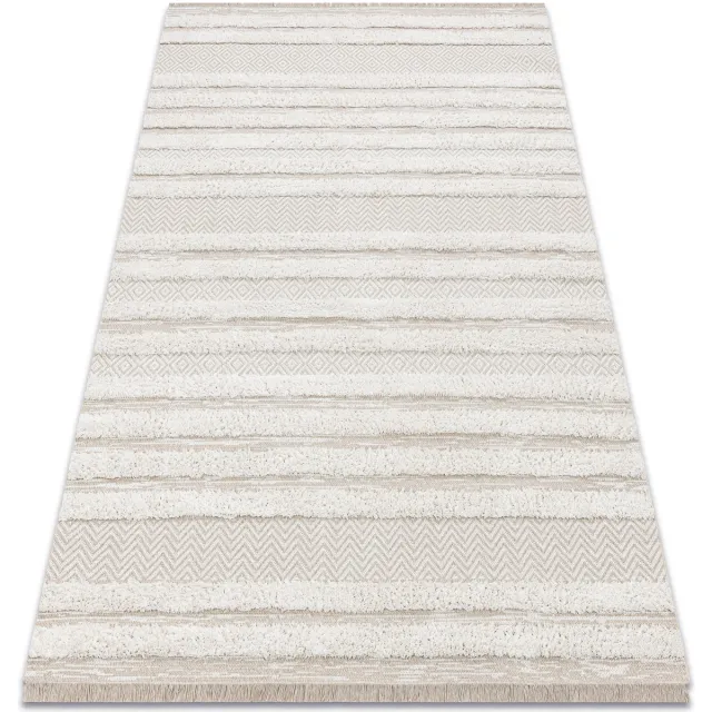 RUGSX Kleden Rugsx Tapijt MOROC 22329 Ecologisch, EKO SISAL zigzag, 155x220 cm Beige