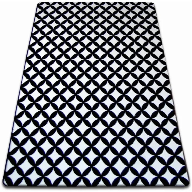 RUGSX Kleden Rugsx Tapijt SKETCH - F757 room/zwart - Ruit 120x170 cm Beige