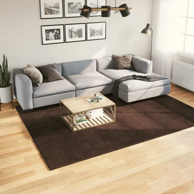 vidaXL Medium pile zachte en wasbare tapijt HUARTE Bruin 200 x 280 cm, foto 2