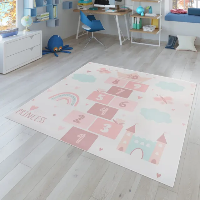 TT Home Kinderkamer tapijt tapijt kinderkamer tapijt antislip hart wolk vlinder Rechthoek Rechthoek beige