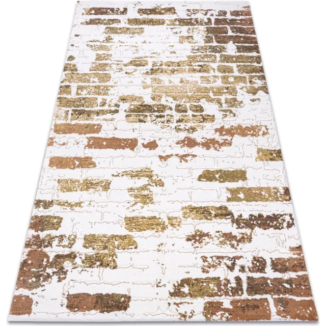 RUGSX Kleden Rugsx Tapijt ACRYL DIZAYN 125/5057 ivoor / groen Beige