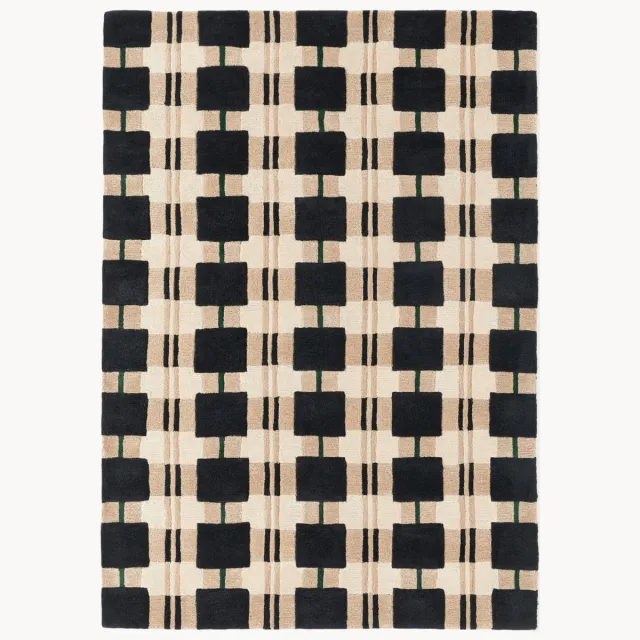 Westwing Collection Handgetuft wollen vloerkleed Kimi kleurrijk