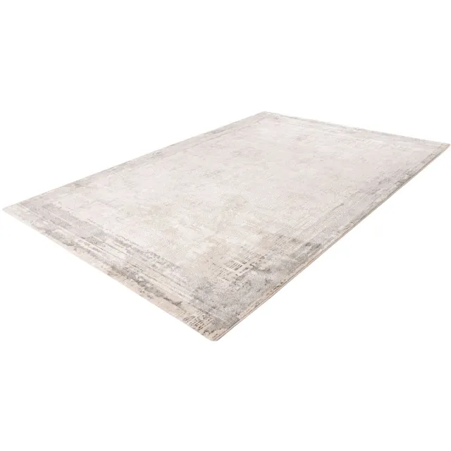 Pierre Cardin Vloerkleed - Tapijt - Modern - Beige en Zilver - Luxe marmerlook - Zacht en comfortabel beige zilver
