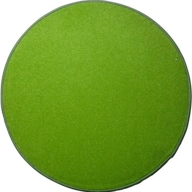 Carpe mathique Tapijtkeuze Karpet Banton - 80 cm rond - Lichtgroen