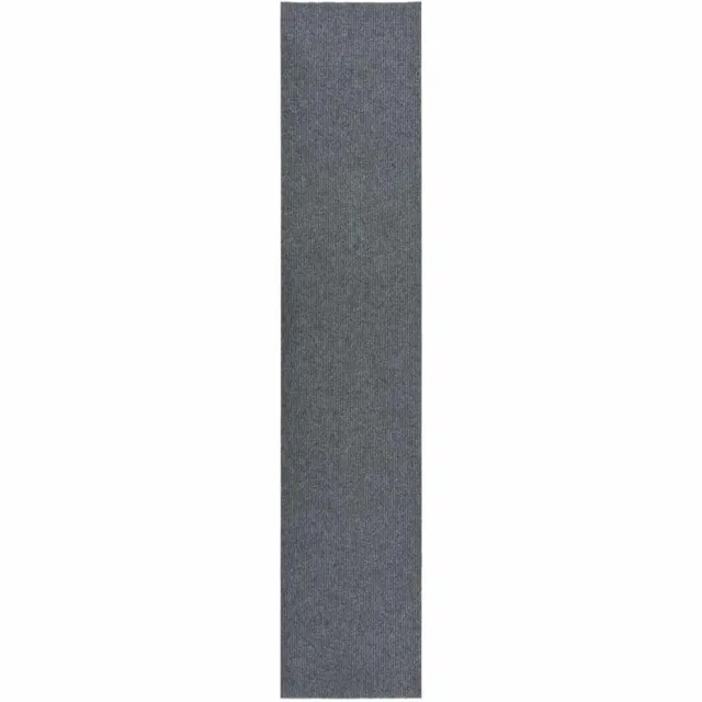 vidaXL Droogloopmat 100x500 cm grijs