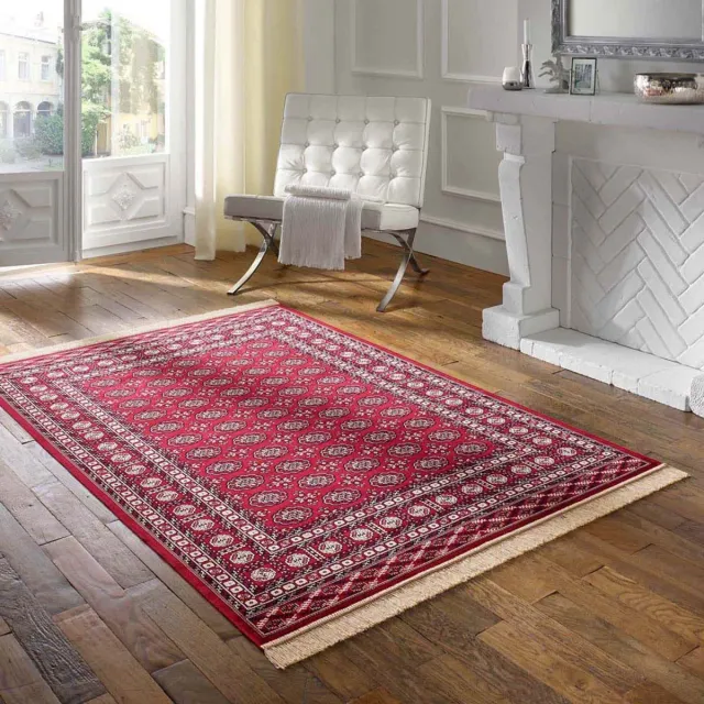 Tapeso Oosters tapijt - Regal Leonor rood 67x105