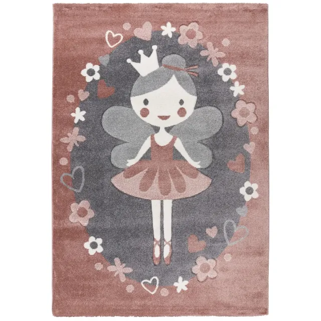 Dutch XXL Kindervloerkleed | Tapijt | Happy | Prinses | Multikleur