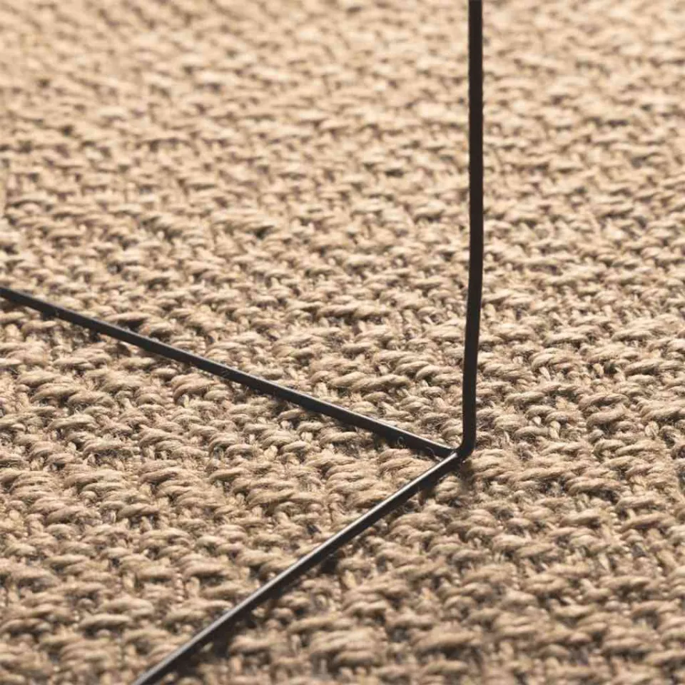 vidaXL Vloerkleed ZIZUR binnen en buiten 120x170 cm jute look bruin, foto 4