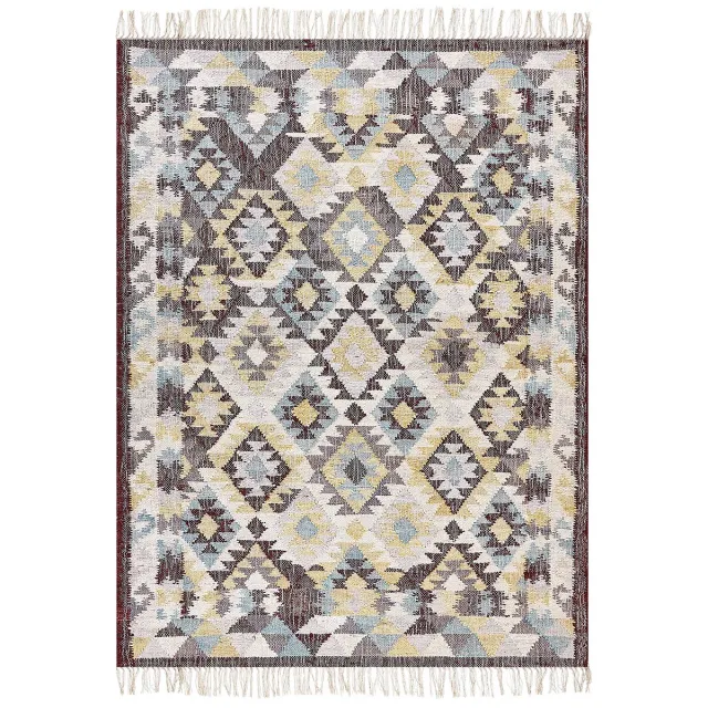 Beliani FENER - Jute vloerkleed - Multicolor - Jute meerkleurig, foto 2