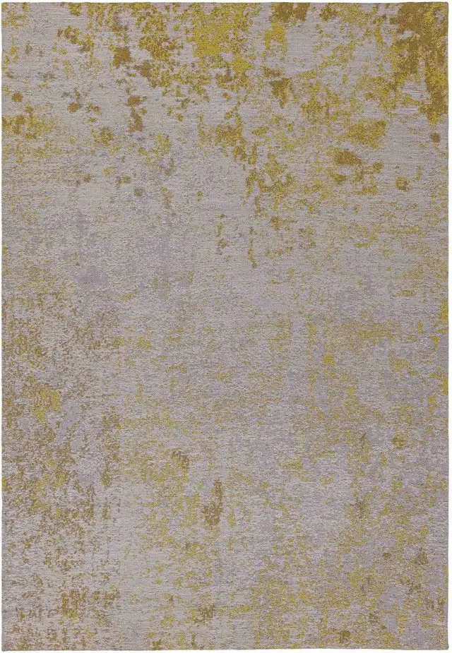 Eazy Living Easy Living - Easy Living Dara Ochre Vloerkleed - 200x290 - Rechthoek - Buiten,Laagpolig Tapijt - Industrieel - Beige, Geel, Grijs