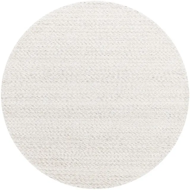 Must Living Nirvana vloerkleed rond wol en polyester ivoor - Ø250 cm Wit
