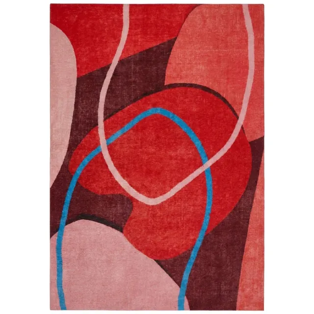 Fraai Design vloerkleed - Rooted Rood/Roze | Dutch Design - 120x170cm