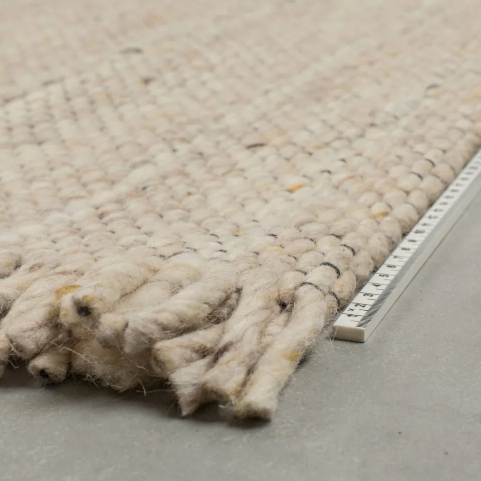 Zuiver Frills wollen vloerkleed beige, foto 5