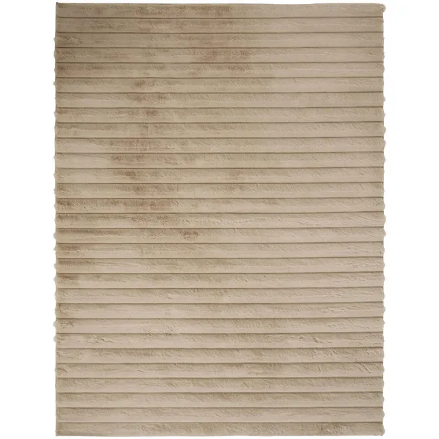 Kwantum Foxy Streep vloerkleed taupe 150x200 cm