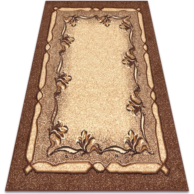 RUGSX Kleden Rugsx Tapijt BCF Morad KRZYŚ Klassiek bloemen - 160x220 cm Bruin