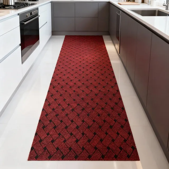 JYG Keukenloper rood - 50x750 cm - Antislip - JYG Union