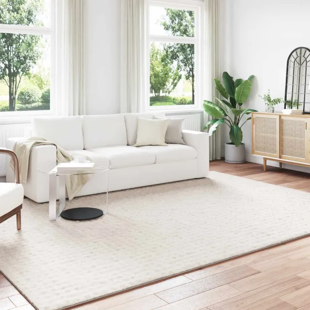 vidaXL Binnen kleed SIROLO Crèmekleurig 200 x 280 cm Polyester, foto 2