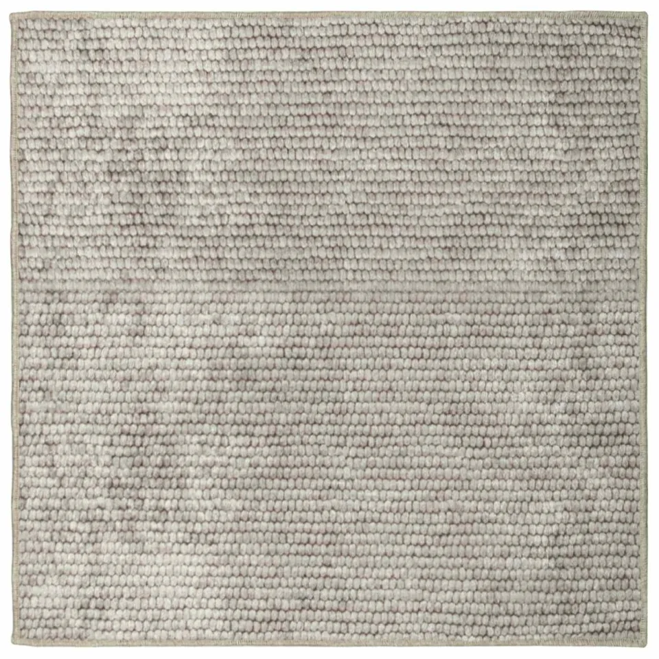 vidaXL Vloerkleed Beige 100 x 100 cm 100% Polyester 3 mm Wasbaar