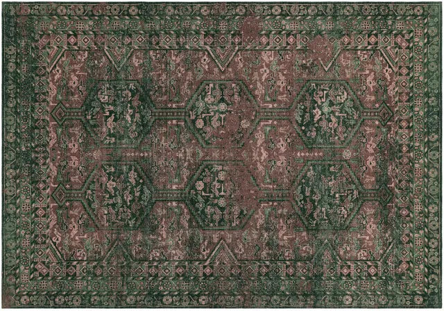 Loberon Vloerkleed Incantaro groen