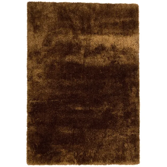 DÉJA Living Vloerkleed 80x150cm - Hoogpolig Goud Stof - Lavar Mix Goudkleurig