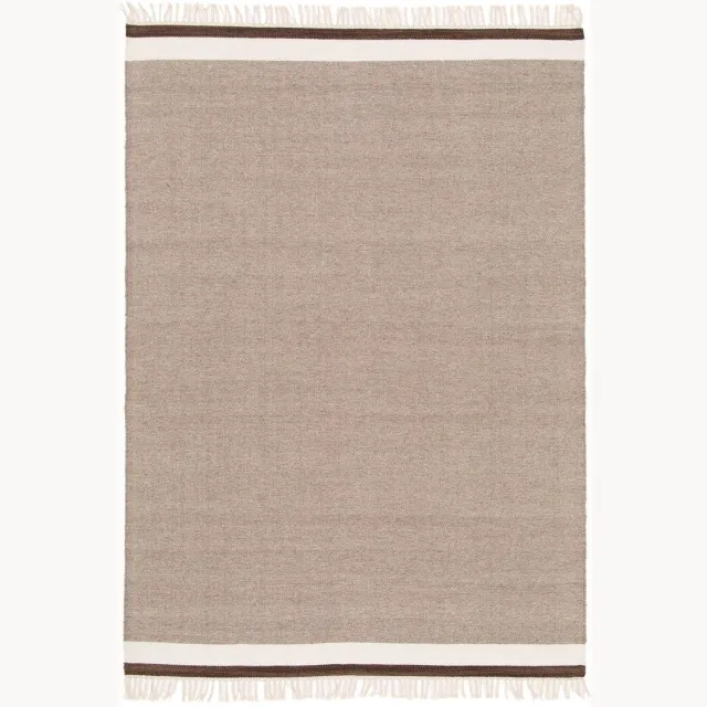 AFK Living Wol en katoen tapijt ELEGANCE beige