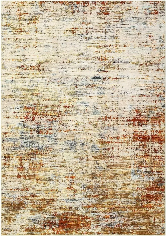 Triumpunpre Vloerkleed Abstract Oranje 200x290 cm Fluweel Pearl Velvet TPR Opvouwbaar