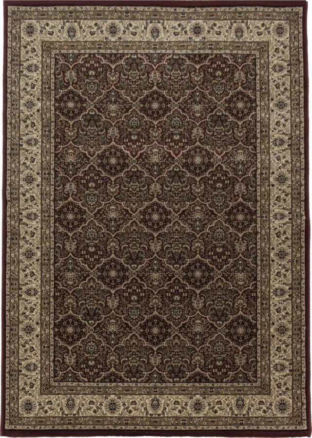 Muratap Tabriz Oosters Klassiek Laagpolig Vloerkleed Rood