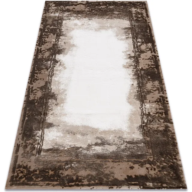 RUGSX Kleden Rugsx Tapijt ACRYL VALS 036 Kader gewreven ivoor 100x200 cm Beige