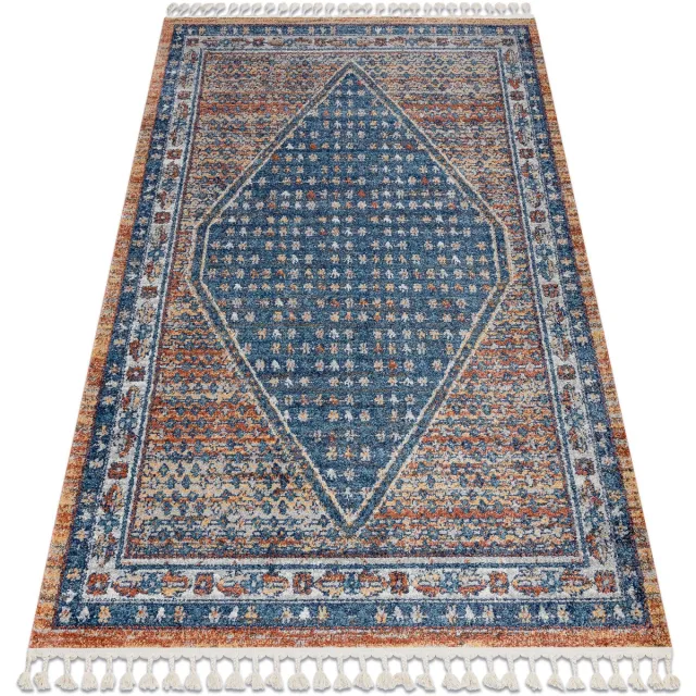 RUGSX Kleden Rugsx Tapijt modern BELLE BG58A marineblauw / beige