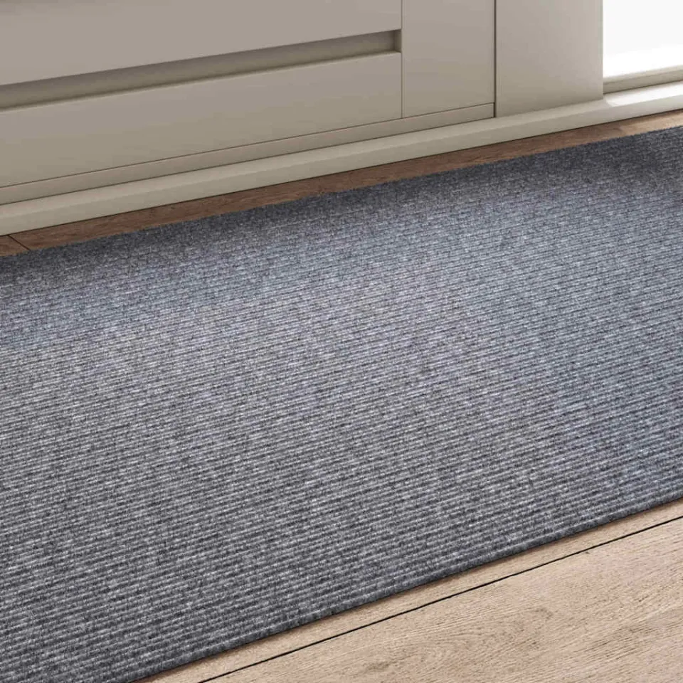 vidaXL Tapijt Loper Lichtgrijs 80 x 150 cm Stof, foto 4