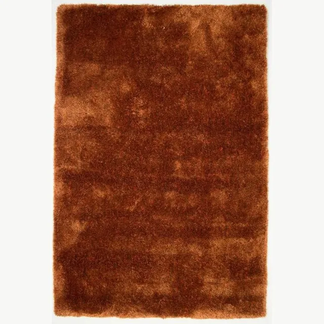 DÉJA Living Vloerkleed 160x230cm - Hoogpolig Oranje Stof - Lavar Mix