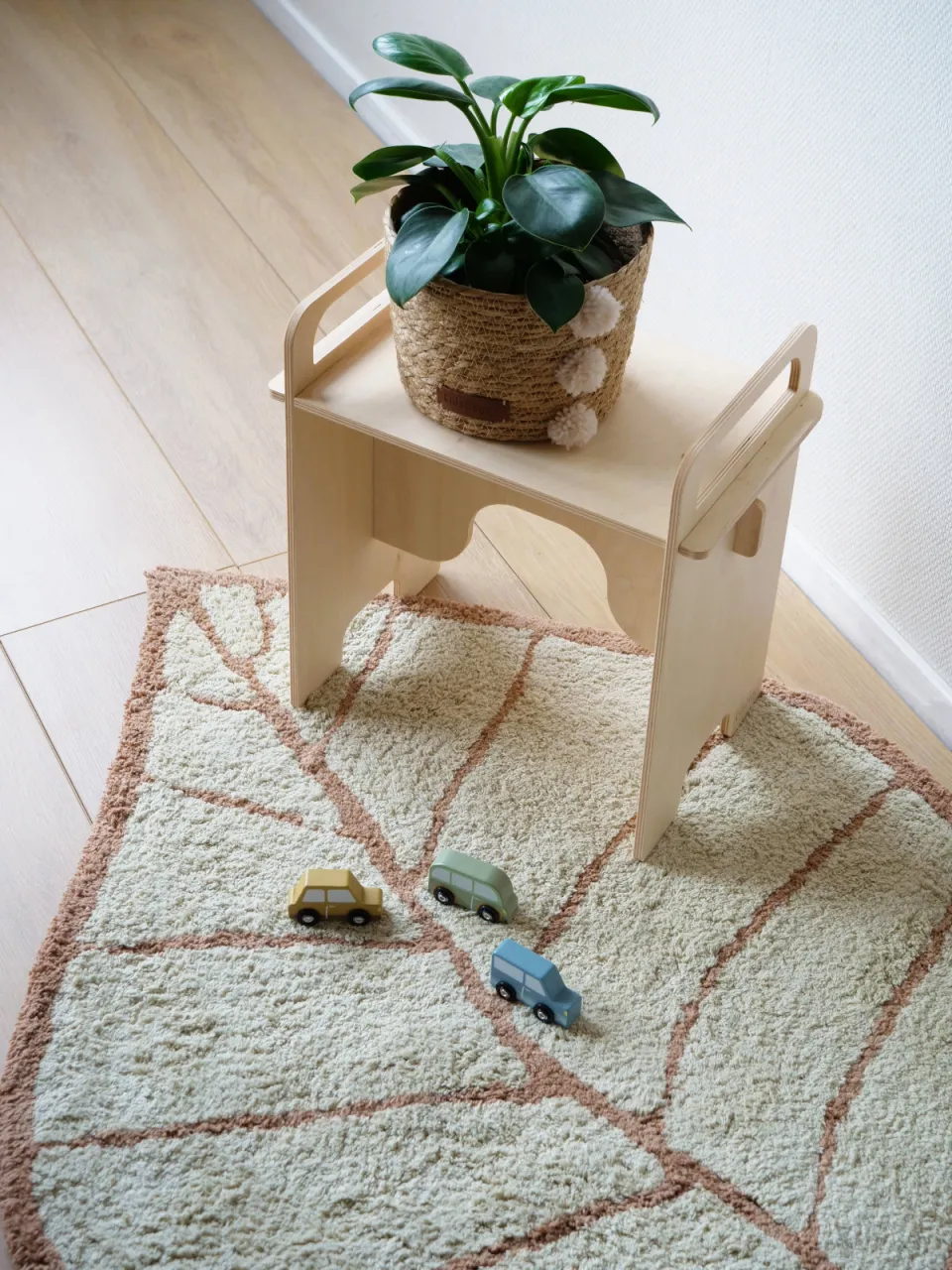 Kidsdepot Leaf kindervloerkleed bruin, foto 3
