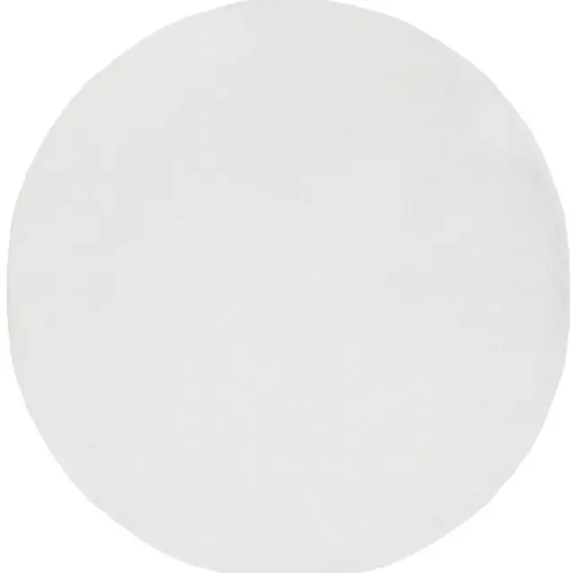 Must Living Noble vloerkleed rond polyester ivoor - Ø150 cm Naturel