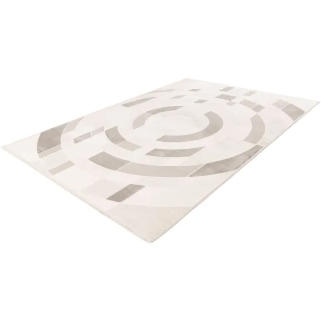 Batucci Vloerkleed - Modern - Design Tapijt - Zilver Grijs - Abstract Patroon - Zacht en Comfortabel