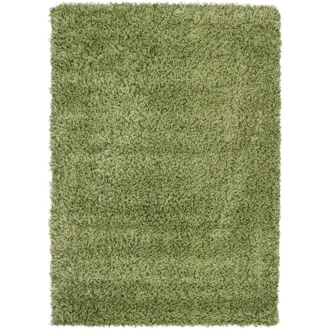 Merinos Vloerkleed Shaggy Plus 965 Green 200x290 cm groen
