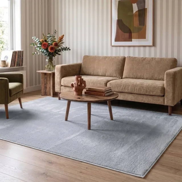NATURL. Wasbaar vloerkleed - Vivid Grijs - 200x280cm