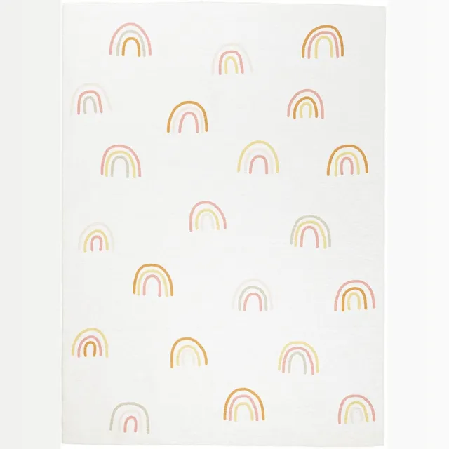 Little Olly Wasbaar kindervloerkleed - Evi Rainbow Multicolor - 140x200cm