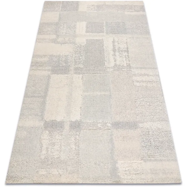 RUGSX Kleden Rugsx FLUX 461.43.AE110 wollen tapijt OSTA - Geometrisch 160x230 cm Beige