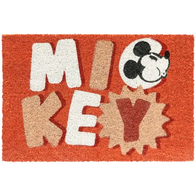 Disney , Decoratieve Deurmat 60x40cm met Mickey Mouse Patroon Antislip, Rood