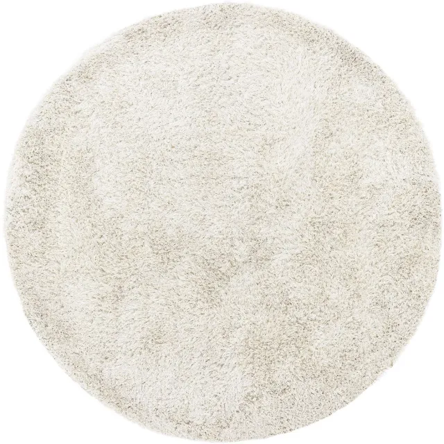 Must Living Crown vloerkleed rond polyester ivoor - Ø250 cm