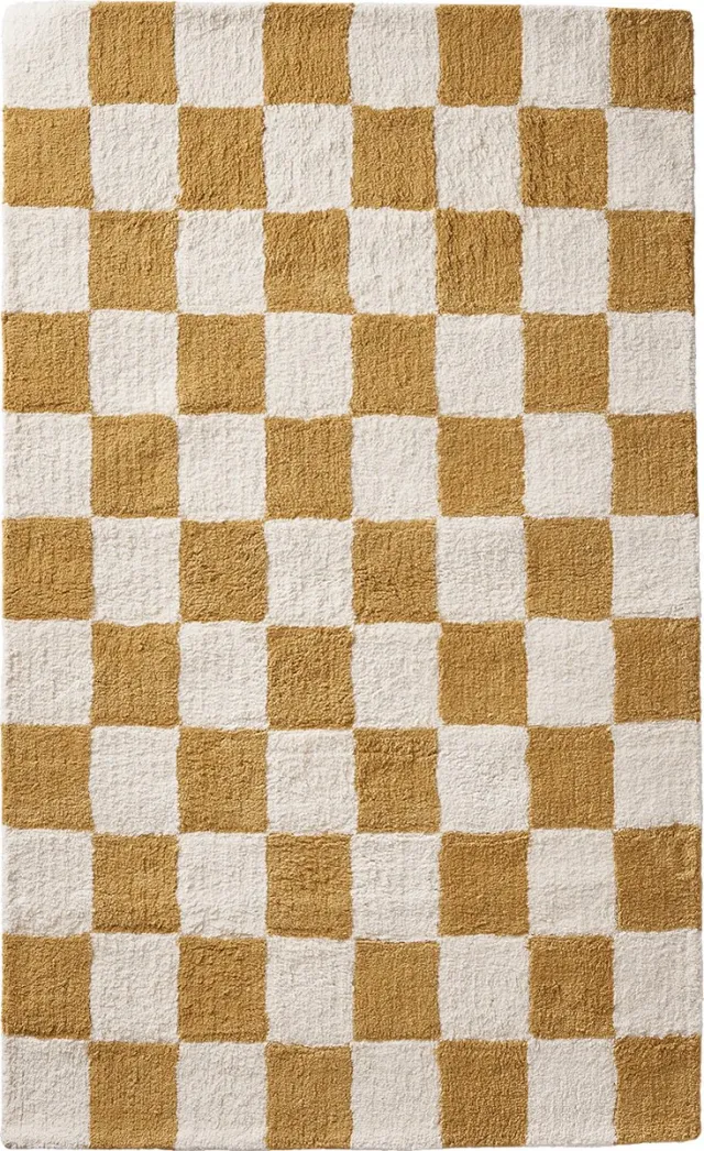 vertbaudet Dambordtapijt ACHILLE Beige
